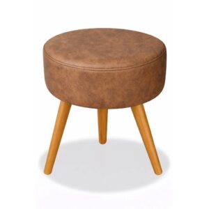 Puff Redondo Pé Palito Banqueta 40x40